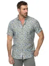 Robert Graham Craso Short Sleeve Button Down Shirt In Multi