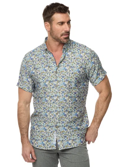 Robert Graham Craso Short Sleeve Button Down Shirt In Multi