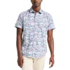Robert Graham Crawford Short Sleeve Cotton Button-up Shirt