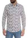 Robert Graham Criswell Long Sleeve Button Down Shirt In Black