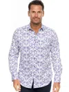 Robert Graham Criswell Long Sleeve Button Down Shirt In Purple