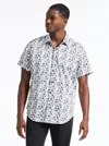 Robert Graham Crowd Control Short Sleeve Button Down Shirt In Multi