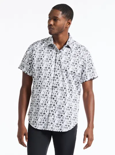 Robert Graham Crowd Control Short Sleeve Button Down Shirt In Multi