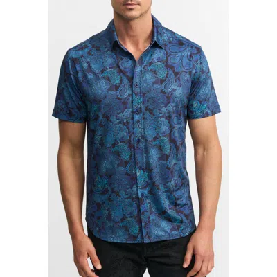 ROBERT GRAHAM ROBERT GRAHAM CUSCO PERFORMANCE SHORT SLEEVE BUTTON-UP SHIRT