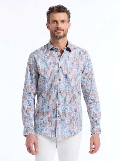 Robert Graham Dafen Long Sleeve Button Down Shirt In Multi