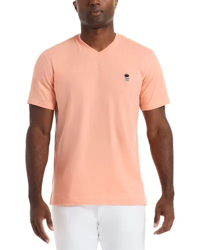Robert Graham Damien Short Sleeve T-shirt In Orange
