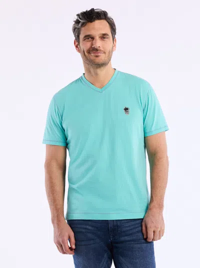 Robert Graham Damien Short Sleeve T-shirt In Blue