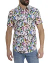 Robert Graham Daponte Short Sleeve Button Up Shirt In Multi