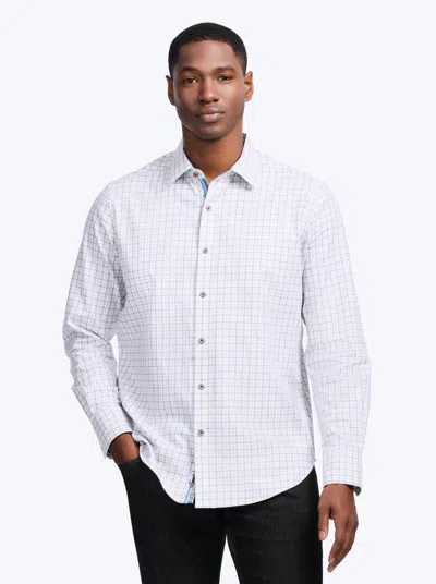 Robert Graham Darrington Long Sleeve Button Down Shirt In White