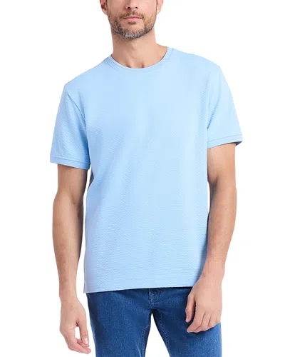 Robert Graham Dawley Knit Tee In Blue