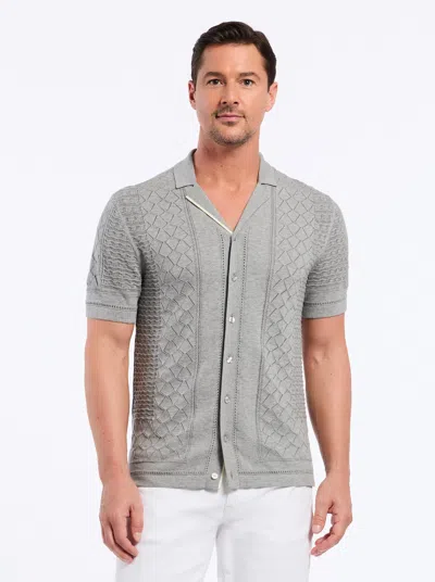 ROBERT GRAHAM ROBERT GRAHAM DELMAR SHORT SLEEVE SWEATER