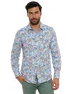 Robert Graham Delray Long Sleeve Knit Shirt In Multi