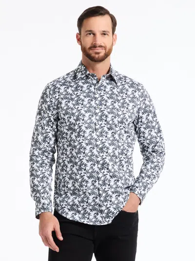 Robert Graham Delson Long Sleeve Button Down Shirt In White