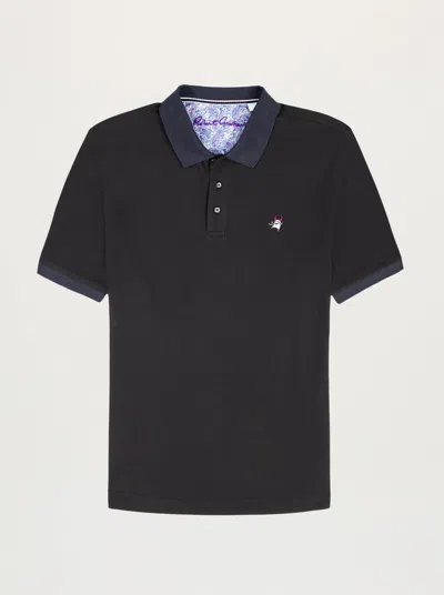 Robert Graham Devil Short Sleeve Polo In Multi