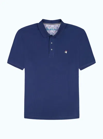 Robert Graham Devil Short Sleeve Polo In Animal Print