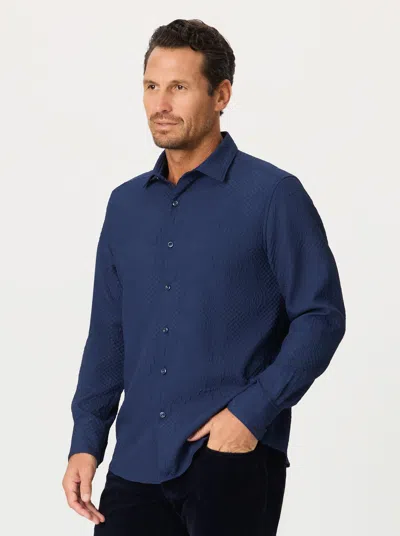 Robert Graham Devonshire Long Sleeve Button Down Shirt In Blue