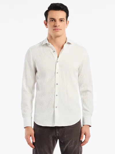 Robert Graham Devonshire Long Sleeve Button Down Shirt In White