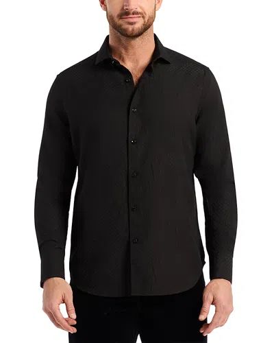 Robert Graham Devonshire Long Sleeve Woven Shirt In Black