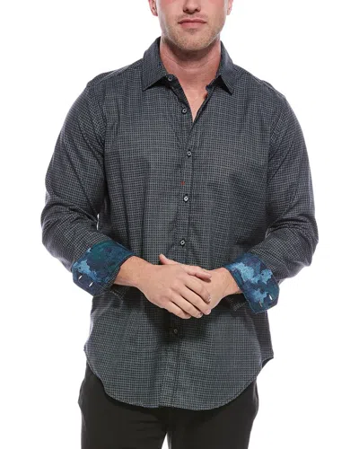 Robert Graham Dex Woven Shirt In Black