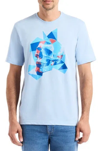 Robert Graham Diamond Skull Graphic T-shirt In Animal Print