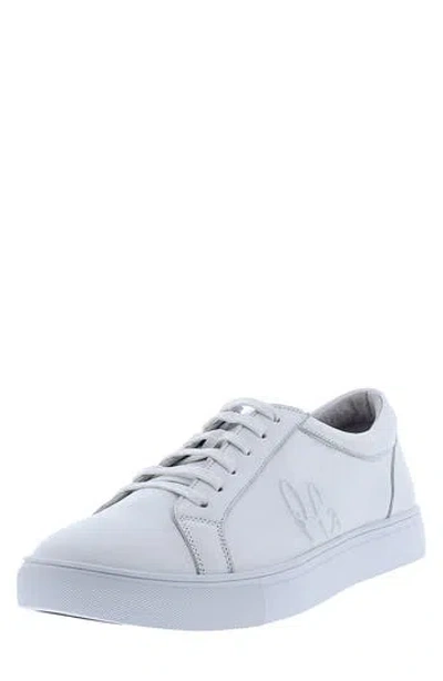 Robert Graham Diamondback Sneaker In White