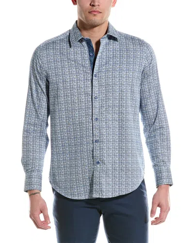 Robert Graham Dolma Classic Fit Woven Shirt In Blue