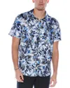 Robert Graham Tie Dye Abstract Print Button-up Shirt In Blue