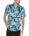 Robert Graham Tie Dye Abstract Print Button-up Shirt In Blue