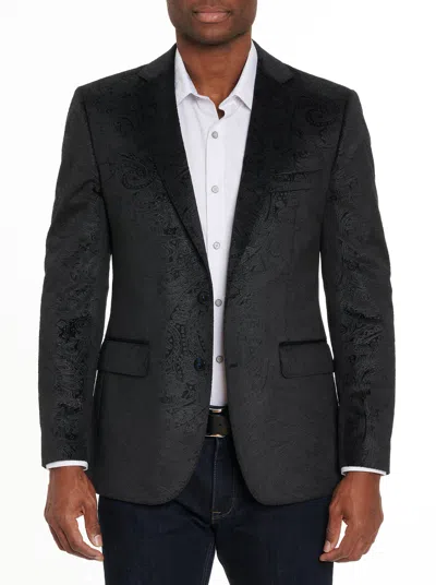 Robert Graham Dorado Velvet Blazer In Black