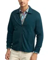 Robert Graham Dorven Cotton Jacket In Dark Teal