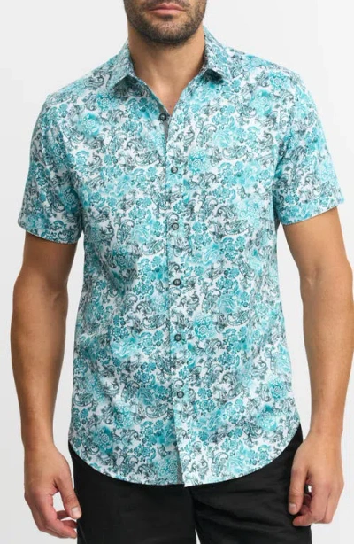 ROBERT GRAHAM ROBERT GRAHAM DOWNING SHORT SLEEVE BUTTON-UP SHIRT