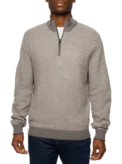 Robert Graham Draco Sweater In Gray
