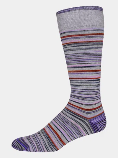 Robert Graham Drakeswood Sock In Grey