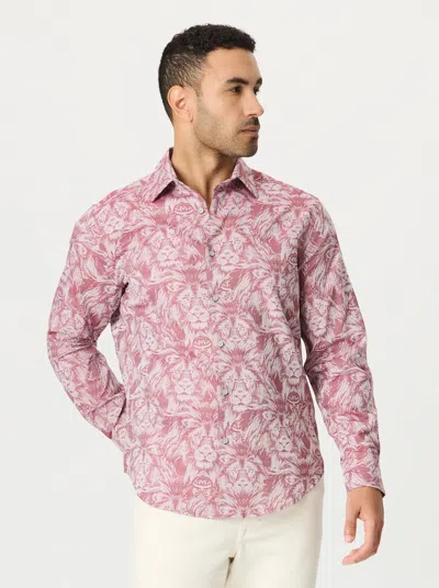 Robert Graham Dubois Long Sleeve Button Down Shirt In Pink