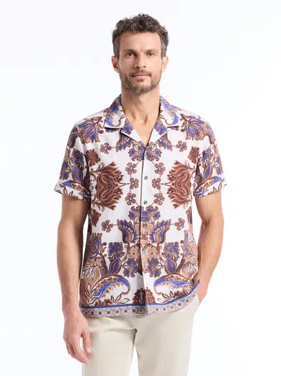Robert Graham Dunbridge Short Sleeve Button Down Shirt In Multi