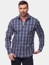 Robert Graham Dunkirk Classic Fit Stretch Button-up Shirt In Blue