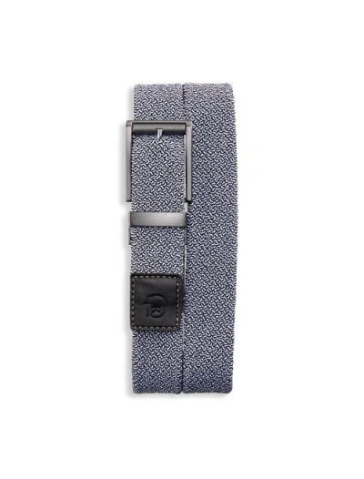 Robert Graham Dxl Big & Tall  Hugo Web Belt In Black