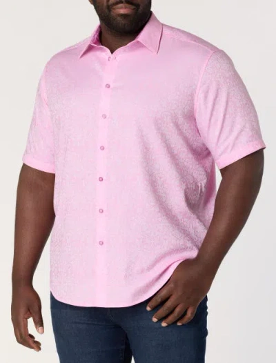 Robert Graham Dxl Big & Tall Luther Sport Shirt V2 In Pink
