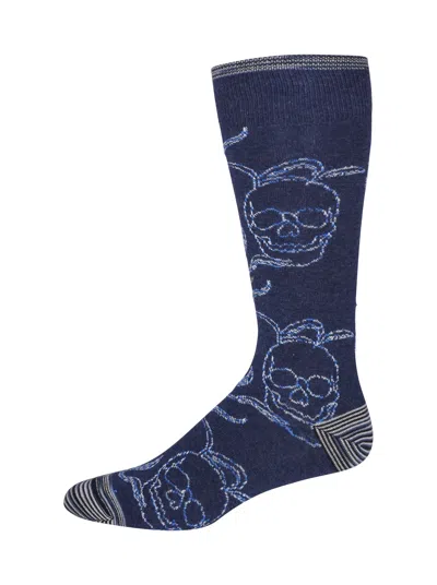 Robert Graham Edmen Socks In Blue