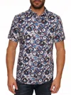 ROBERT GRAHAM ROBERT GRAHAM EDMUND SHORT SLEEVE BUTTON DOWN SHIRT