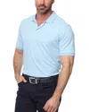 Robert Graham Elias Basket Weave Polo In Light Blue