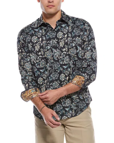 Robert Graham Evans Classic Fit Shirt In Black