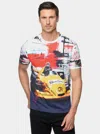 Robert Graham Fast Lane Cotton Graphic T-shirt In Multi