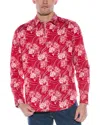 Robert Graham Faulkner Abstract Print Button-up Shirt In Red