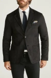 Robert Graham Faux Suede Blazer In Black