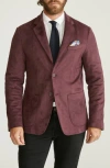 Robert Graham Faux Suede Blazer In Mahogany