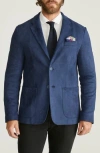 Robert Graham Faux Suede Blazer In Navy