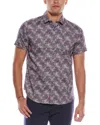 Robert Graham Fermont Classic Fit Woven Shirt In Gray
