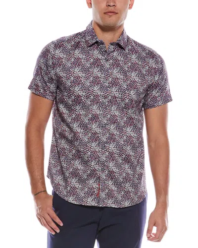 Robert Graham Fermont Classic Fit Woven Shirt In Purple