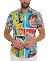 Robert Graham Fiesta De Verano Short Sleeve Button Down Shirt In Multi